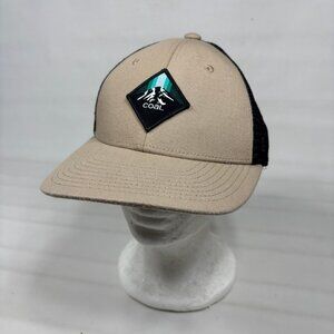 Coal Headwear Black/Khaki Mesh-Back Snapback Cap Hat Outdoor Hiking Activewear